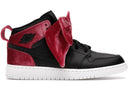 Jordan 1 Mid Bow Black Noble Red Gs - Unmatched Kicks - Sneakers