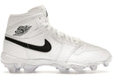 Jordan 1 Mid Cleat White Black Gs - Unmatched Kicks - Sneakers