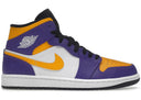 Jordan 1 Mid Lakers 2022 - Unmatched Kicks - Sneakers