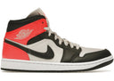 Jordan 1 Mid Newsprint Light Orewood Brown Womens - Unmatched Kicks - Sneakers