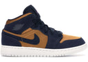 Jordan 1 Mid Obsidian Desert Ochre Gs - Unmatched Kicks - Sneakers