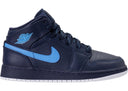Jordan 1 Mid Obsidian University Blue Gs - Unmatched Kicks - Sneakers