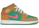 Jordan 1 Mid Se Chutney Lucky Green Gs - Unmatched Kicks - Sneakers