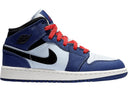 Jordan 1 Mid Se Deep Royal Gs - Unmatched Kicks - Sneakers