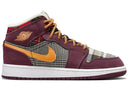 Jordan 1 Mid Se Plaid Gs - Unmatched Kicks - Sneakers