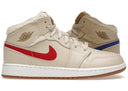 Jordan 1 Mid Utility Fleece Pearl White Gs - Unmatched Kicks - Sneakers