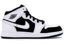 Jordan 1 Mid White Black Gs - Unmatched Kicks - Sneakers
