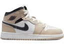 Jordan 1 Mid White Off Noir Rattan Gs - Unmatched Kicks - Sneakers