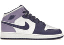 Jordan 1 Mid White Sky J Purple Gs - Unmatched Kicks - Sneakers