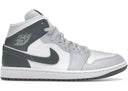 Jordan 1 Mid White Smoke Grey Womens - Unmatched Kicks - Sneakers