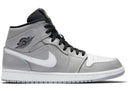 Jordan 1 Mid Wolf Grey Black White - Unmatched Kicks - Sneakers