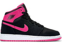 Jordan 1 Retro High Black Vivid Pink Gs - Unmatched Kicks - Sneakers