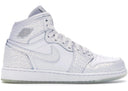 Jordan 1 Retro High Heiress Pure Platinum Gs - Unmatched Kicks - Sneakers