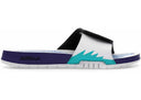 Jordan Hydro 5 Retro Slide White New Emerald Grape Ice Black - Unmatched Kicks - Slides