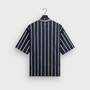 Kith Silk Linen Chenille Stripe Pacey Shirt - Nocturnal - Unmatched Kicks-KITH