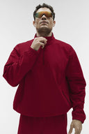 Light Weight Takeaway Track Pullover Garnet - Unmatched Kicks-ALO