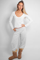 Long-sleeved crew-neck T-shirt - Unmatched Supply-SUBDUED