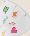 Lucky Graphic Crew Socks 3pk - Unmatched Kicks - GYMSHARK