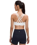lululemon Energy Bra Medium Support White - Unmatched Kicks - LULULEMON