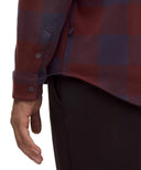 LULULEMON Soft Knit Overshirt Check Plaid Rockwood Atmospheric Purple - Unmatched Kicks - LULULEMON