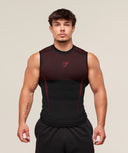 Gymshark Onyx 5.0 Tank - Black/Carmine Red