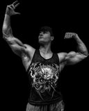 Men’s Bodybuilding stringer void black - Unmatched Supply-Breathedivinity