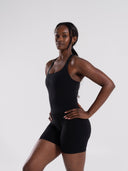 Mirror Tank - Black - Unmatched Supply-Women's 2 in 1 Seamless Tank