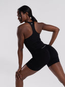 Mirror Tank - Black - Unmatched Supply-Women's 2 in 1 Seamless Tank