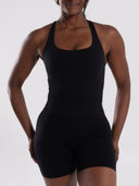 Mirror Tank - Black - Unmatched Supply-Women's 2 in 1 Seamless Tank