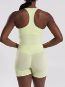 Mirror Tank - Citrus Frost - Unmatched Supply-Women's 2 in 1 Seamless Tank
