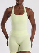 Mirror Tank - Citrus Frost - Unmatched Supply-Women's 2 in 1 Seamless Tank