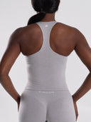 Mirror Tank - LT Heather - Unmatched Supply-Women's 2 in 1 Seamless Tank