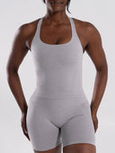 Mirror Tank - LT Heather - Unmatched Supply-Women's 2 in 1 Seamless Tank