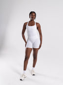 Mirror Tank - White - Unmatched Supply-Women's 2 in 1 Seamless Tank