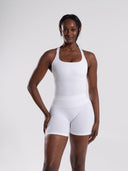 Mirror Tank - White - Unmatched Supply-Women's 2 in 1 Seamless Tank