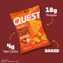 Nacho Cheese Tortilla Style Protein Chips - Unmatched Supply-Quest Protein Bars