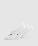 No Show Socks 3pk White - Unmatched Kicks - Gymshark Accessories
