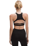 Nulux Strappy - Back Sports Bra Medium Support Black - Unmatched Kicks - LULULEMON