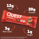 Nutty By Nature Overload Bar - Unmatched Kicks-Quest Protein Bars