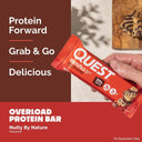 Nutty By Nature Overload Bar - Unmatched Kicks-Quest Protein Bars