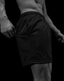 Omega Embroidery Bodybuilding Mesh Shorts [VOID BLACK] - Unmatched Supply-Breathedivinity