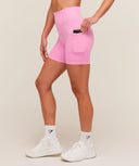 Pocket Shorts Focus Pink - Unmatched Kicks - GYMSHARK