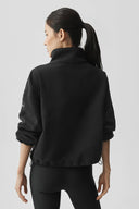 Polar Fleece Retreat Cover Up - Black - Unmatched Supply-ALO