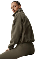 Polar Fleece Retreat Cover Up - Olive Tree - Unmatched Kicks - ALO