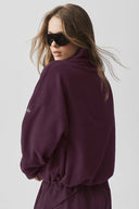 Polar Fleece Retreat Cover Up - Rich Bordeaux - Unmatched Supply-ALO