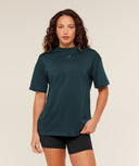 Power Oversized T-Shirt - Deep Petrol Blue - Unmatched Kicks - GYMSHARK