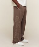 Power Seasonals Oversized Pants oversized fit Soft Brown/Wash - Unmatched Supply-GYMSHARK