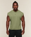 Power Washed Cut off Tank Grounded Green/Wash - Unmatched Supply-