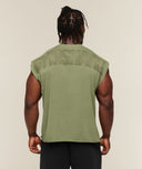 Power Washed Cut off Tank Grounded Green/Wash - Unmatched Supply-