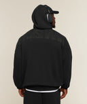 Power Washed Oversized Hoodie oversized fit Black - Unmatched Supply-GYMSHARK